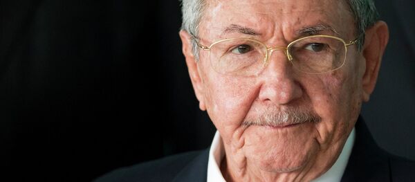 Cuba's President Raul Castro arrives for the official group photo of leaders attending the China and CELAC Summit, at the Itamaraty Palace, in Brasilia, Brazil, Thursday, July 17, 2014. - Sputnik International