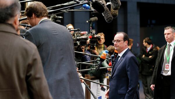 EU Leaders Refuse to Strengthen Sanctions Against Russia: Hollande - Sputnik International
