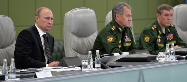 The Russian military doctrine will remain defensive despite NATO military buildup in eastern Europe, but Russia will make consistent and determined efforts to safeguard its security, President Vladimir Putin said Friday. - Sputnik International