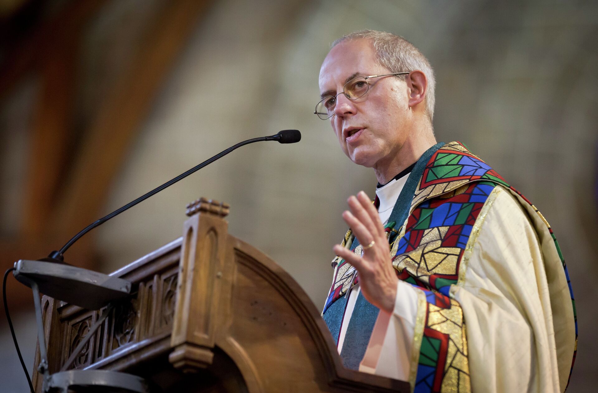 The Archbishop of Canterbury Justin Welby conducts a service at the All Saints Cathedral in Nairobi, Kenya Sunday, Oct. 20, 2013 - Sputnik International, 1920, 17.04.2022