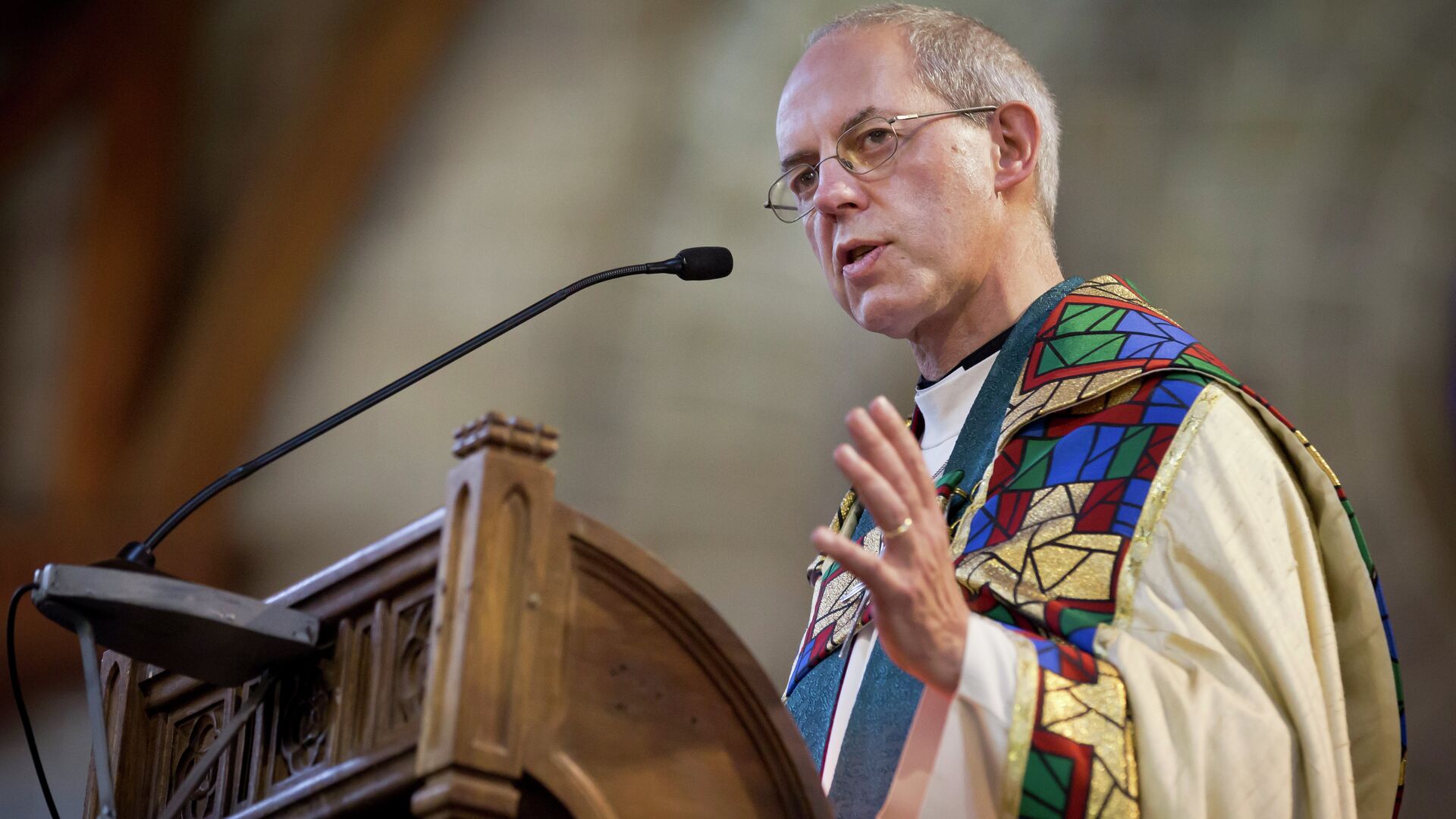 The Archbishop of Canterbury Justin Welby conducts a service at the All Saints Cathedral in Nairobi, Kenya Sunday, Oct. 20, 2013 - Sputnik International, 1920, 06.03.2021