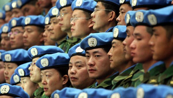 Chinese peacekeepers - Sputnik International