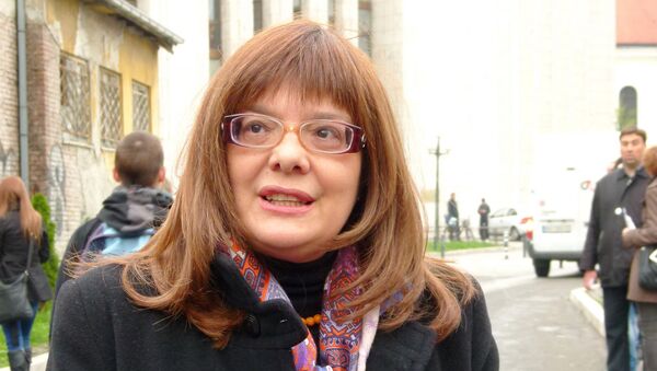 Serbian Parliament speaker Maja Gojkovic - Sputnik International