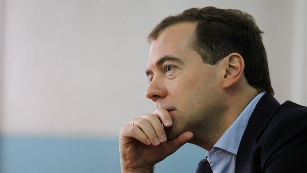 Prime Minister Dmitry Medvedev claimed that Kiev’s decision to cancel Ukraine’s non-aligned status makes Ukraine Russia’s potential military adversary - Sputnik International