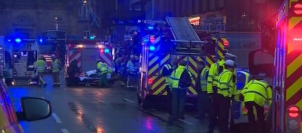 Police Cordon Off Glasgow Street Where Garbage Truck Killed Six People - Sputnik International