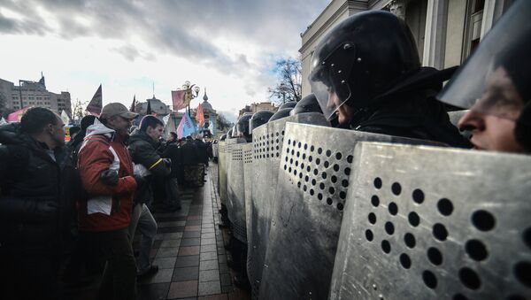 Financial Maidan action in Kiev - Sputnik International