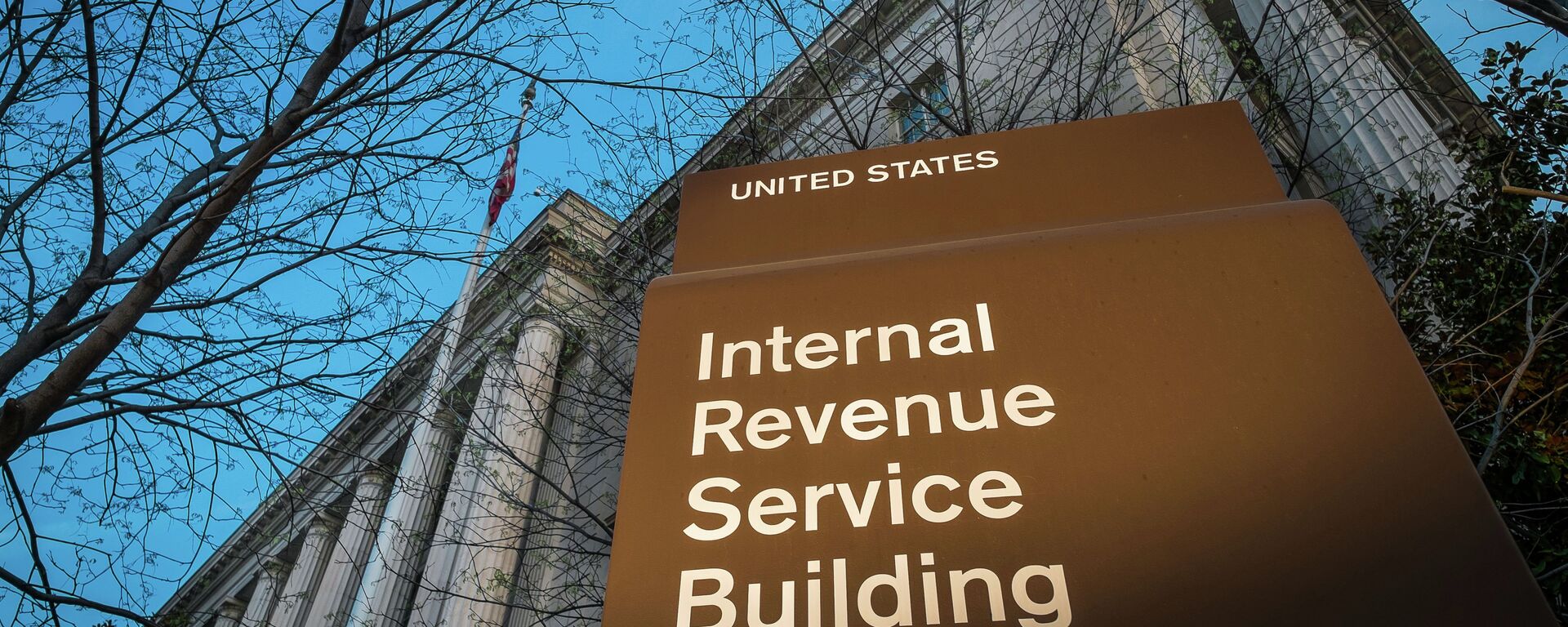 This file photo from April 13, 2014 shows the headquarters of the Internal Revenue Service (IRS) in Washington.  - Sputnik International, 1920, 23.05.2023