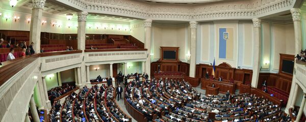 Ukraine's parliament, the Verkhovna Rada, on Tuesday passed a bill abolishing the country's non-aligned status. Ukraine's parliament, the Verkhovna Rada, on Tuesday passed a bill abolishing the country's non-aligned status. - Sputnik International