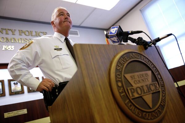 St. Louis County Police Chief Jon Belmar St. Louis County Police Chief Jon Belmar - Sputnik International