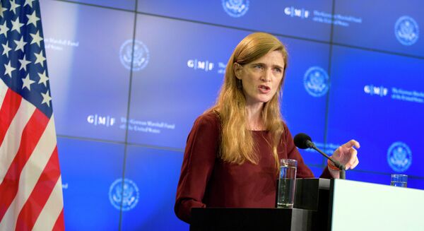 The US Ambassador to the United Nations Samantha Power The US Ambassador to the United Nations Samantha Power - Sputnik International