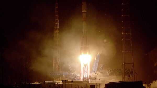 A Russian Soyuz-2.1b space rocket carrying an advanced Resurs-P Earth remote sensing satellite lifted off on Friday from the Baikonur space center in Kazakhstan, a spokesman for Russia's space agency Roscosmos said. - Sputnik International