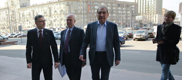 The informal meeting is scheduled for late January, with possible participation of UN and Arab League Special Envoy for Syria Staffan de Mistura, the Russian Foreign Ministry confirmed Thursday. The informal meeting is scheduled for late January, with possible participation of UN and Arab League Special Envoy for Syria Staffan de Mistura, the Russian Foreign Ministry confirmed Thursday. - Sputnik International