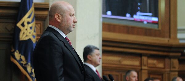 Oleksandr Turchynov and Arseniy Yatsenyuk - Sputnik International