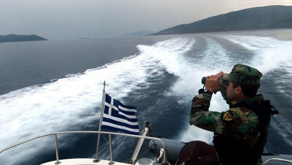 A Greek coast guard  - Sputnik International
