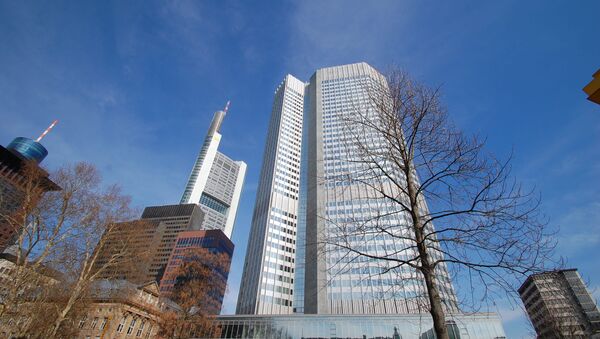 European Central Bank building in Frankfurt - Sputnik International