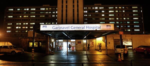 A general view of Gartnavel General Hospital is seen in Glasgow, Scotland December 29, 2014 A general view of Gartnavel General Hospital is seen in Glasgow, Scotland December 29, 2014 - Sputnik International