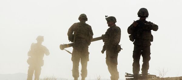 U.S. soldiers after finishing with a training exercise near forward operating base Gamberi in the Laghman province of Afghanistan December 30, 2014 U.S. soldiers after finishing with a training exercise near forward operating base Gamberi in the Laghman province of Afghanistan December 30, 2014 - Sputnik International