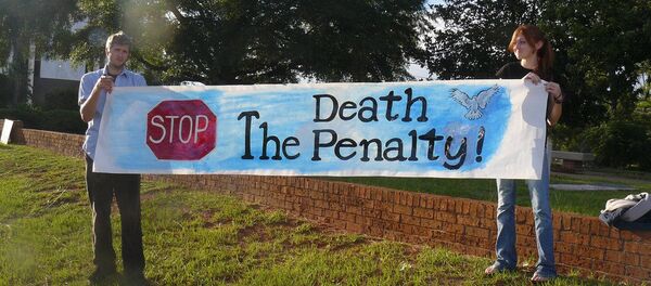 Stop the Death Penalty Banner Stop the Death Penalty Banner - Sputnik International
