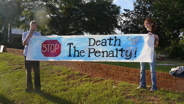 Stop the Death Penalty Banner - Sputnik International