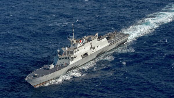 U.S. Navy littoral combat ship USS Fort Worth - Sputnik International