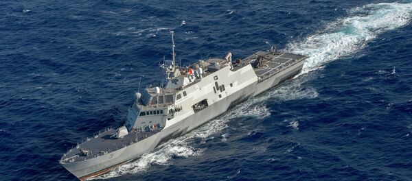 U.S. Navy littoral combat ship USS Fort Worth - Sputnik International