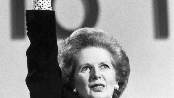Mrs Thatcher waves as she is applauded at the Scarborough Conference&#8217; Margaret Hilda Thatcher b 1925 studied chemistry at Oxford University and worked as a research chemist before becoming a barrister in 1954 She began her parliamentary career in 1961 In 1970 she was made Secretary of State - Sputnik International