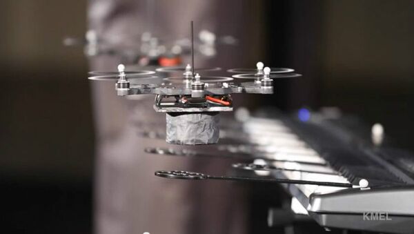 World Web Virtuosos: Peaceful Drones Skillfully Perform Strauss - Sputnik International