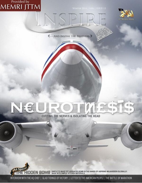 Inspire Al-Qaeda magazine: Cutting the Nerves and Isolating the Head Inspire Al-Qaeda magazine: Cutting the Nerves and Isolating the Head - Sputnik International
