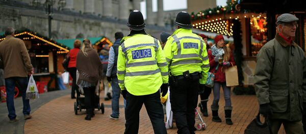 West Midlands Police officers patrol the German Christmas Market in Birmingham, central England, December 9, 2014 West Midlands Police officers patrol the German Christmas Market in Birmingham, central England, December 9, 2014 - Sputnik International