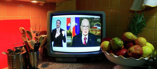 Italian President Giorgio Napolitano Italian President Giorgio Napolitano - Sputnik International