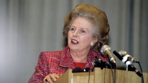 Margaret Thatcher speaking at Moscow State Institute of Foreign Relations (MGIMO) - Sputnik International