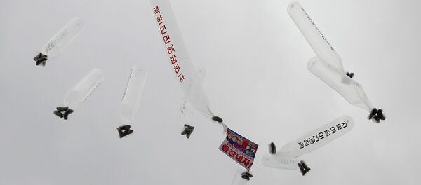 Balloons carrying anti-North Korea - Sputnik International