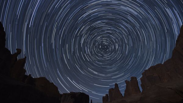 Star Trails over Arches National Park, Utah - Sputnik International