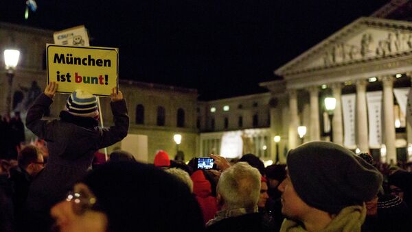 Anti-Pegida demonstrations in Munich - Sputnik International