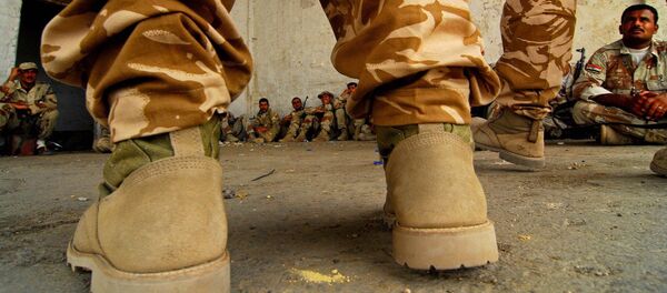 British forces stationed in Basra train Iraqi troops - Sputnik International