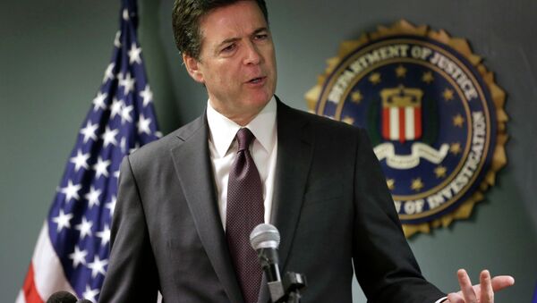 FBI Director James Comey takes questions from members of the media during a news conference, Tuesday, Nov. 18, 2014, in Boston - Sputnik International