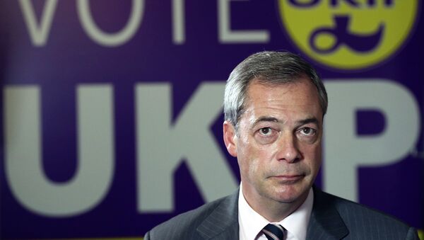 Nigel Farage, the head of UK Independence Party - Sputnik International
