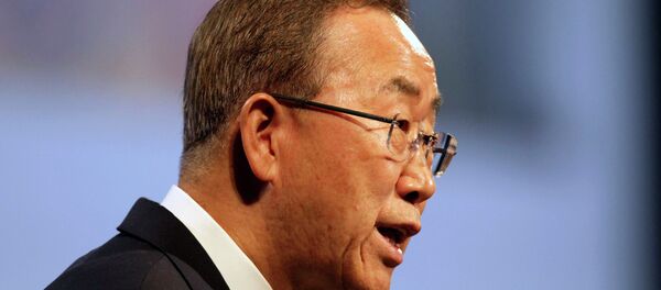 UN Secretary General Ban Ki-moon has warned that the Ukrainian crisis is threatening to create a destabilized Cold War-like situation in the world, also pointing to a number of other hot spots around the globe - Sputnik International