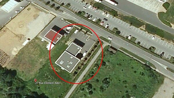 Aerial view of printing company Creation Tendance Decouverte CTD where the Charlie Hebdo gunmen are supposed to hold hostages - Sputnik International