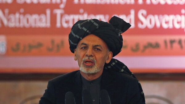 Afghanistan's President Ashraf Ghani speaks during a event in Kabul January 1, 2015. - Sputnik International