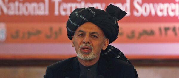Afghanistan's President Ashraf Ghani speaks during a event in Kabul January 1, 2015. Afghanistan's President Ashraf Ghani speaks during a event in Kabul January 1, 2015. - Sputnik International