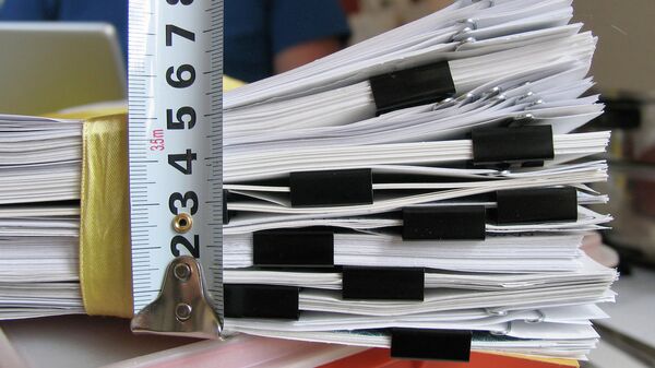 This paperwork is big. 1.93kg - Sputnik International