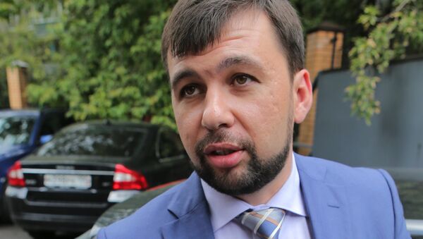 The Donetsk People's Republic envoy to the Contact Group Denis Pushilin - Sputnik International