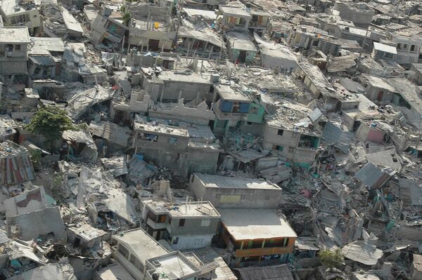 Collapsed buildings following earthquake, in Haiti’s capital Port-au-Prince. (File) Collapsed buildings following earthquake, in Haiti’s capital Port-au-Prince. (File) - Sputnik International