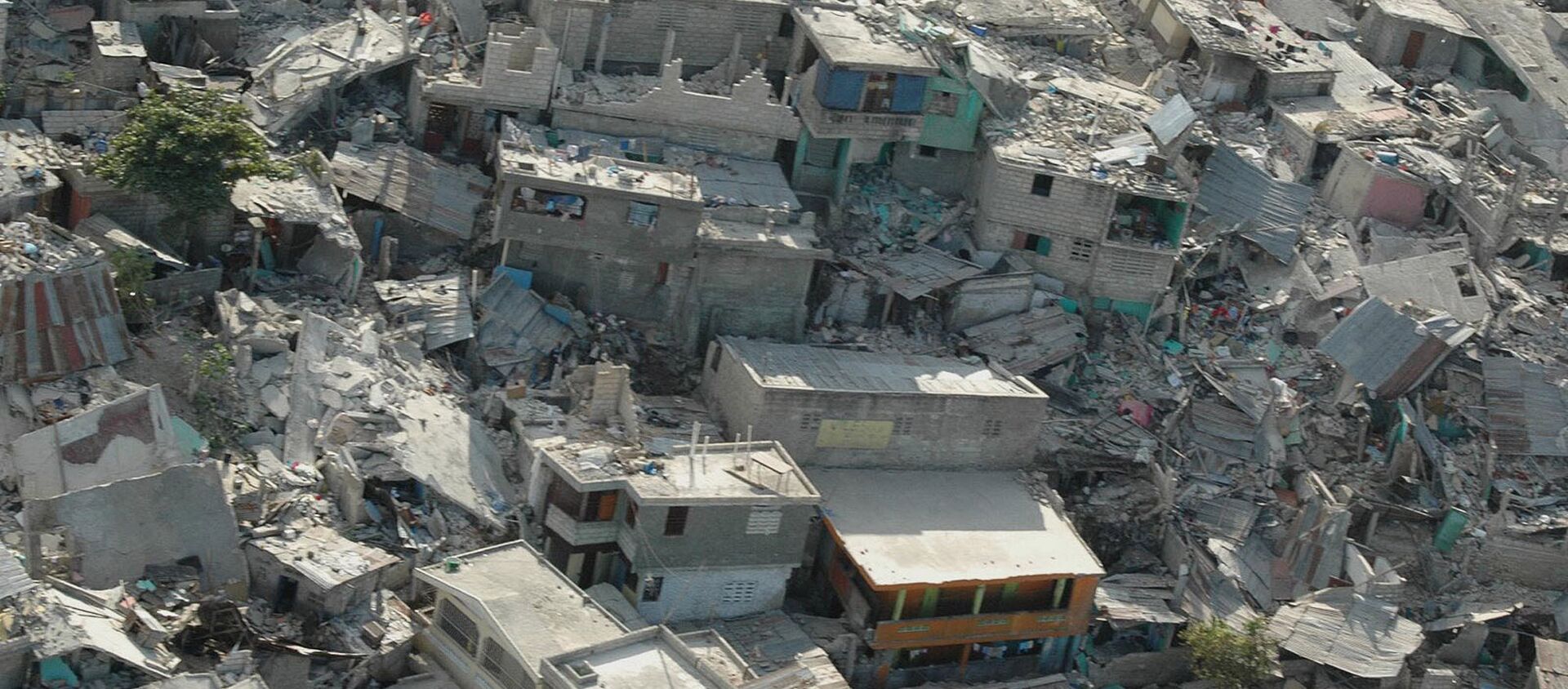 Collapsed buildings following earthquake, in Haiti’s capital Port-au-Prince. (File) - Sputnik International, 1920, 14.08.2021