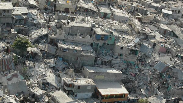 Collapsed buildings following earthquake, in Haiti’s capital Port-au-Prince. (File) - Sputnik International