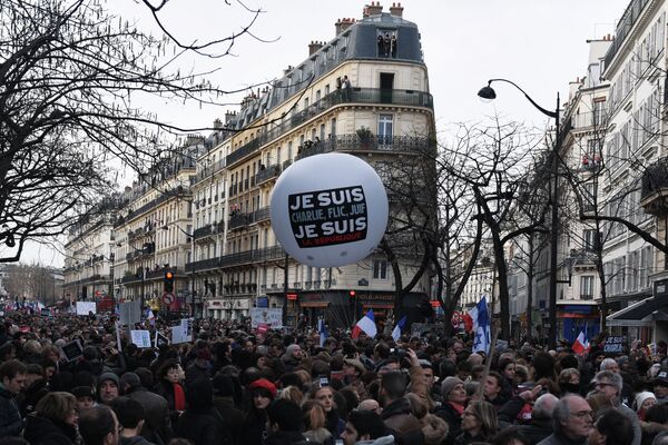 Je Suis Charlie: Paris Unity March in Pictures - Sputnik International