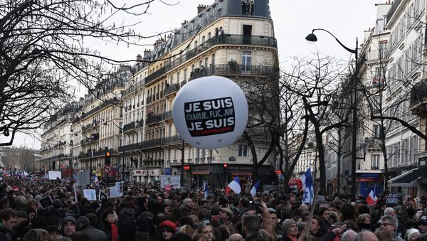 Unity March in Paris - Sputnik International