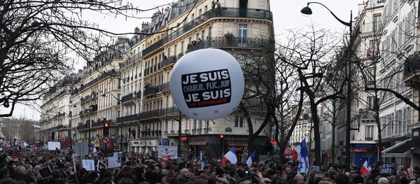 Je Suis Charlie: Paris Unity March in Pictures Je Suis Charlie: Paris Unity March in Pictures - Sputnik International