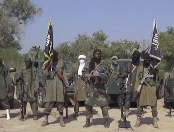 Image taken from video by Nigeria's Boko Haram terrorist network Image taken from video by Nigeria's Boko Haram terrorist network - Sputnik International